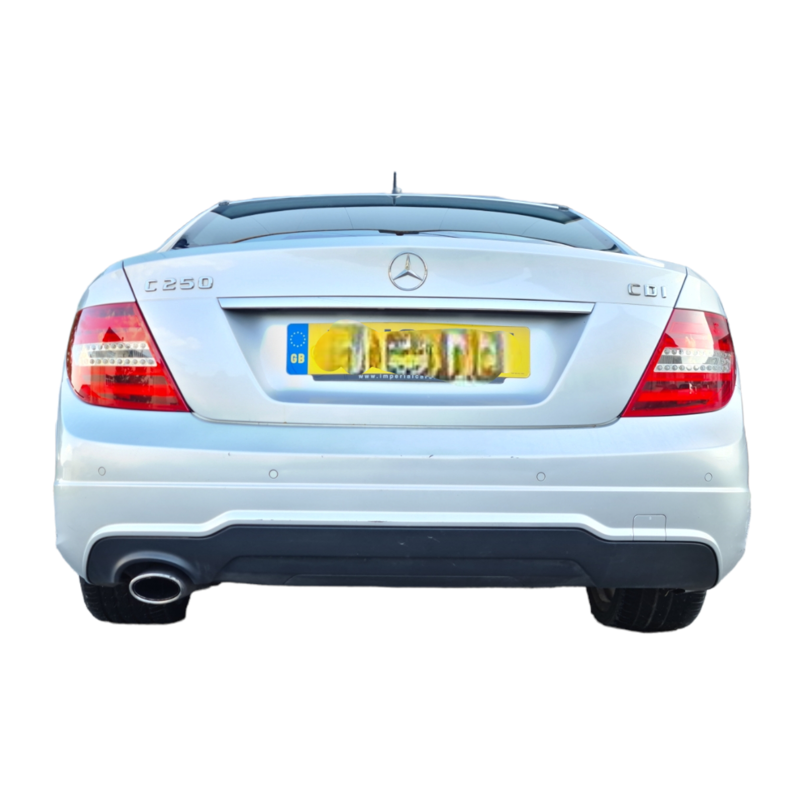 AMG Задна броня Mercedes C-class W204(2011-2015) Купе