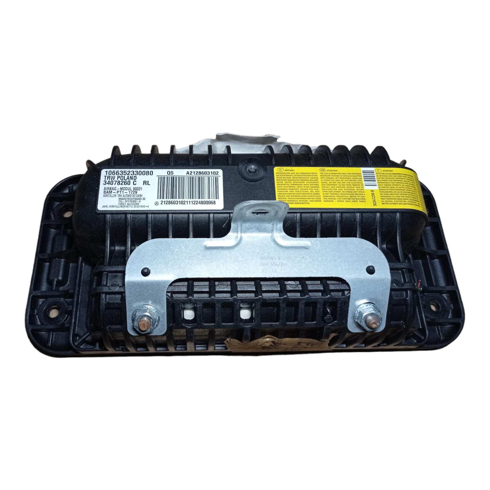 AIRBAG Отпред ,Страната на пасажера Mercedes E-class W212 (2009-2013)-[A2128603102 , 1066352330080]