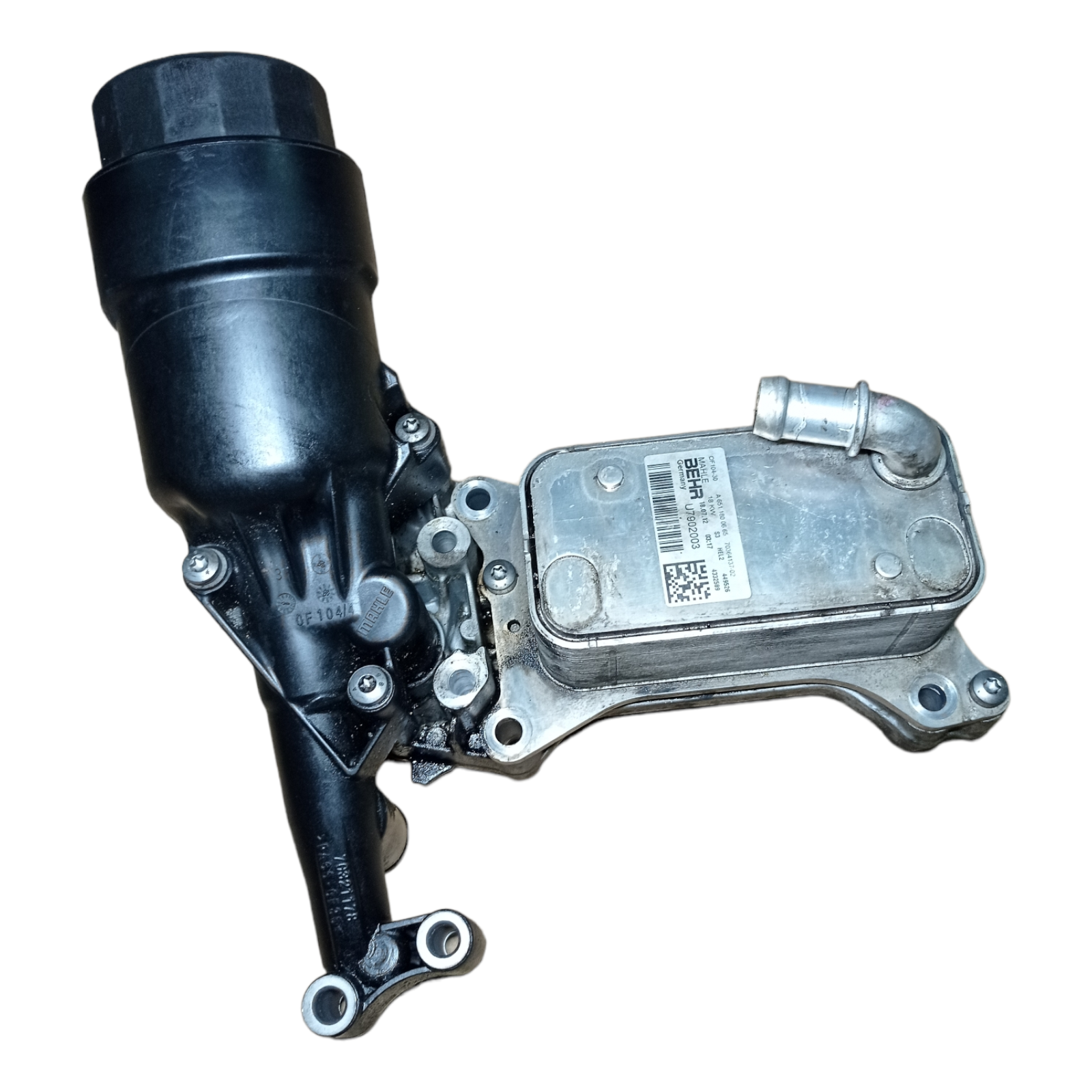 Корпус маслен филтър Mercedes E-class W211 (2.2CDI) (2002-2009)-[70321178 , A 651 180 06 65]